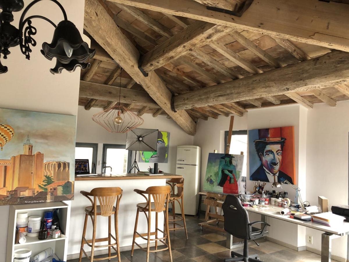Chambre D'Hote Vue Exepitonnelle Uzès Extérieur photo