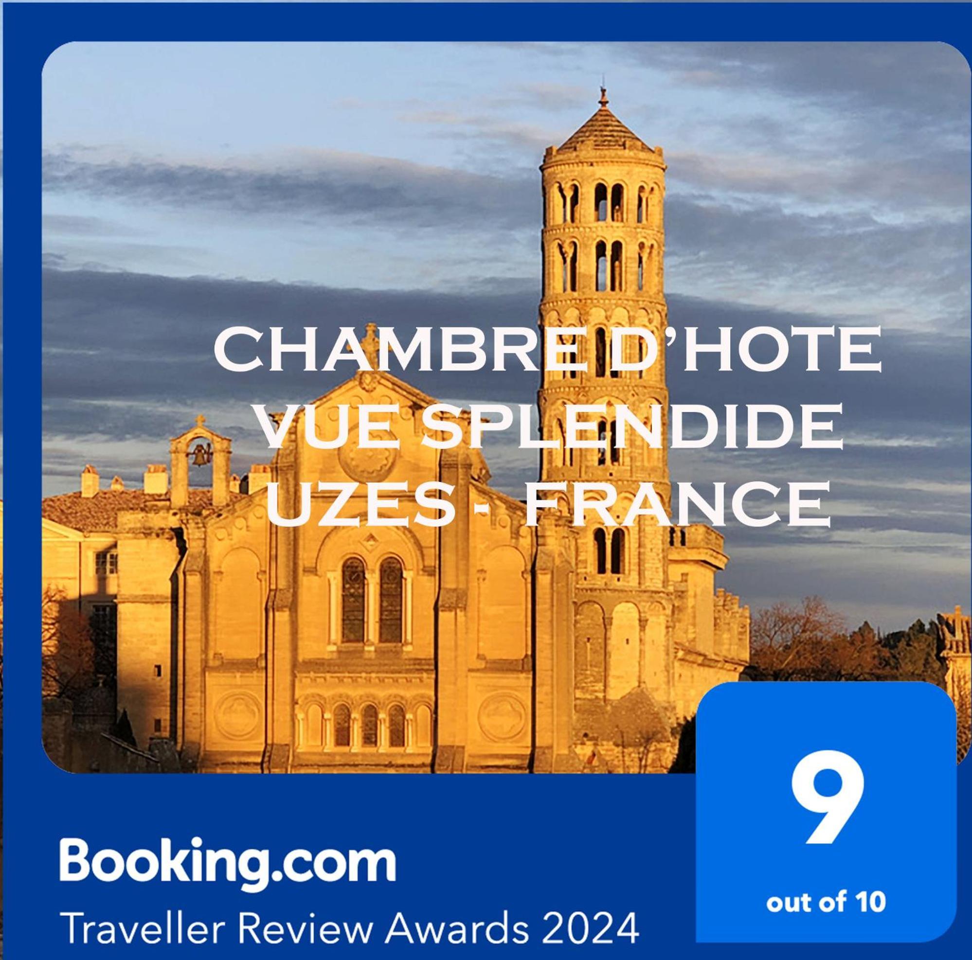Chambre D'Hote Vue Exepitonnelle Uzès Extérieur photo